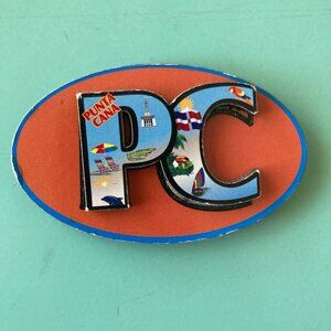 Magnet from Punta Cana Very Good Condition Located In the Dominican Republic PC